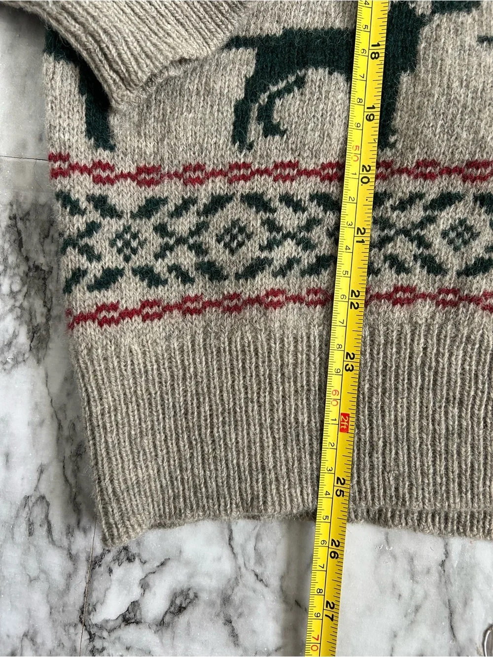 J. Crew | men’s size small 100% lambs wool fair isle Labrador lab dog sweater